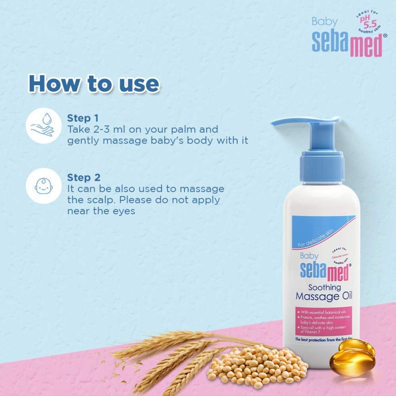 Sebamed Baby Massage Oil, 150ml
