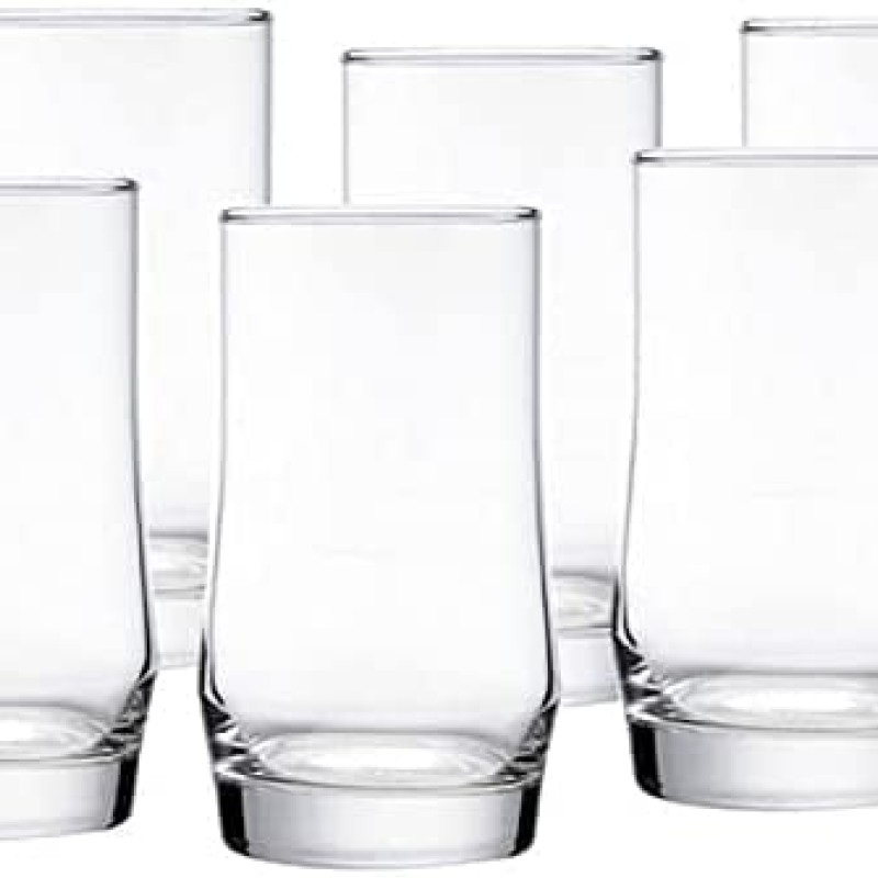 Ocean Scirocco Hi Ball Water & Juice Glass set of 6 Pcs, 410 ml, Transparent | Stylish & Durable Glassware Tumbler Ideal for Serving Mojito, Cold Coffees, Soft Drinks in Home, Parties & Bar Use. Ocean Scirocco Hi Ball Water & Juice Glass set of 6 Pcs, 410 ml, Transparent | Stylish & Durable Glassware Tumbler Ideal for Serving Mojito, Cold Coffees, Soft Drinks in Home, Parties & Bar Use.