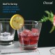 Ocean Glass Studio Rock Tumbler Set - 6 Pieces, 345ml, Transparent | Stylish and Durable Glassware for Water, Juice Mojito, Cocktails, Other Beverages | Perfect for Home Parties, Bars or Restaurants.