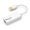 Quantum QHM8106 USB to RJ45 Ethernet LAN Adapter (White) Quantum QHM8106 USB to RJ45 Ethernet LAN Adapter (White)