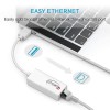 Quantum QHM8106 USB to RJ45 Ethernet LAN Adapter (White) Quantum QHM8106 USB to RJ45 Ethernet LAN Adapter (White)