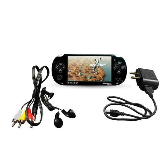 Mitashi Game In Smarty Pro 2.0 Plus and Play Handheld Gaming Console with 3000 In-built (Black)