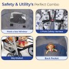 LuvLap Sunshine Baby Stroller/Pram for 0 to 3 Years, New Born/Toddler/Kid, 5 Point Safety Harness, Adjustable backrest, 360� Swivel Wheel, Large Storage Basket, Reversible Handlebar(Navy Blue) LuvLap Sunshine Baby Stroller/Pram for 0 to 3 Years, New Born/Toddler/Kid, 5 Point Safety Harness, Adjustable backrest, 360� Swivel Wheel, Large Storage Basket, Reversible Handlebar(Navy Blue)