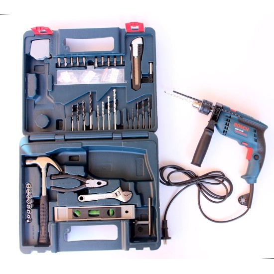 Bosch GSB 600 RE 13mm 600 Watt Corded Smart Drill Kit,Silver