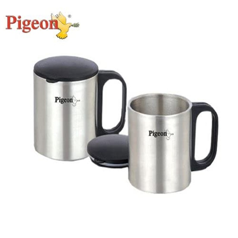 Pigeon Coffee Cup Double (Silver) Pigeon Coffee Cup Double (Silver)