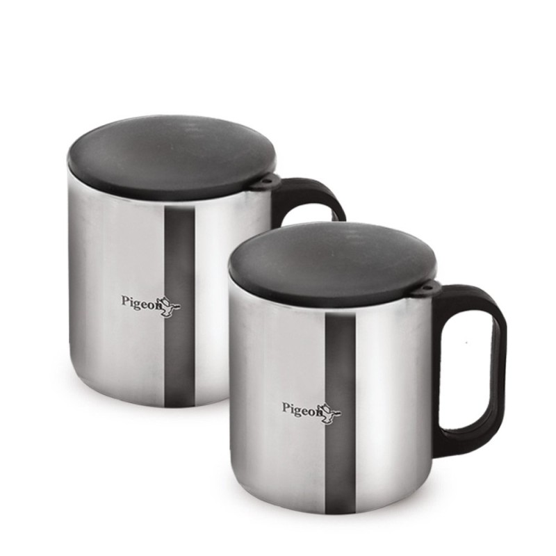 Pigeon Coffee Cup Double (Silver) Pigeon Coffee Cup Double (Silver)