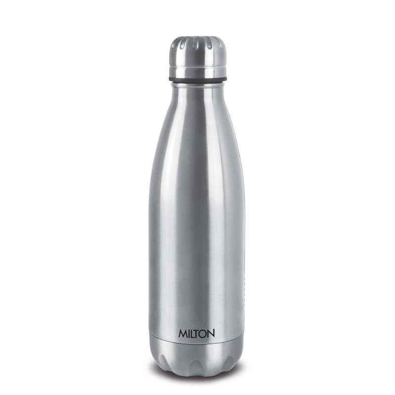 Duo DLX 500 Thermosteel Water Bottle 500 ml, 24 Hr Hot and Cold I Leak Proof Lid, ISI Certified I Vacuum Insulated I for Office, Gym, School I Silver Duo DLX 500 Thermosteel Water Bottle 500 ml, 24 Hr Hot and Cold I Leak Proof Lid, ISI Certified I Vacuum Insulated I for Office, Gym, School I Silver