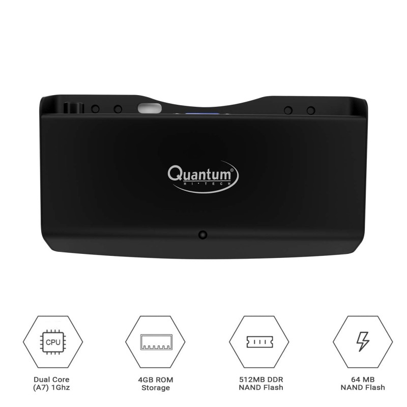 Quantum Thin Client with 1 GHz Dual-Core (A7) Processor, 512 MB RAM with 4GB ROM for Node Computing VGA Display Port, 4USB ports, RJ45 LAN, Adapter Included, 1-Year Warranty QHM6056B (Black) Quantum Thin Client with 1 GHz Dual-Core (A7) Processor, 512 MB RAM with 4GB ROM for Node Computing VGA Display Port, 4USB ports, RJ45 LAN, Adapter Included, 1-Year Warranty QHM6056B (Black)