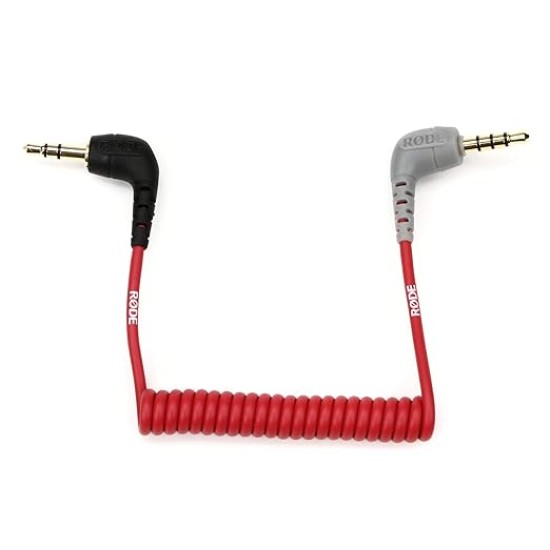 Rode SC7 3.5mm TRS to TRSS Patch Cable for Smartphone, Tablet - Gold,Red,Grey Rode SC7 3.5mm TRS to TRSS Patch Cable for Smartphone, Tablet - Gold,Red,Grey