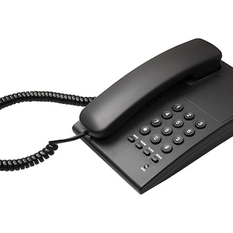 Beetel B17 Corded Landline Phone, Ringer Volume Control, LED for Ring Indication, Wall/Desk Mountable, Elegant Design,Clear Call Quality,Mute/Pause/Flash/Redial Function (Made in India) (Black)(B17) Beetel B17 Corded Landline Phone, Ringer Volume Control, LED for Ring Indication, Wall/Desk Mountable, Elegant Design,Clear Call Quality,Mute/Pause/Flash/Redial Function (Made in India) (Black)(B17)