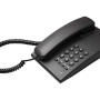 Beetel B17 Corded Landline Phone, Ringer Volume Control, LED for Ring Indication, Wall/Desk Mountable, Elegant Design,Clear Call Quality,Mute/Pause/Flash/Redial Function (Made in India) (Black)(B17)
