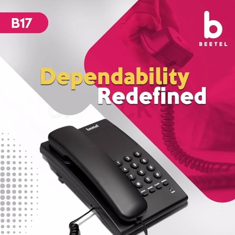 Beetel B17 Corded Landline Phone, Ringer Volume Control, LED for Ring Indication, Wall/Desk Mountable, Elegant Design,Clear Call Quality,Mute/Pause/Flash/Redial Function (Made in India) (Black)(B17) Beetel B17 Corded Landline Phone, Ringer Volume Control, LED for Ring Indication, Wall/Desk Mountable, Elegant Design,Clear Call Quality,Mute/Pause/Flash/Redial Function (Made in India) (Black)(B17)