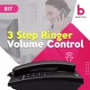 Beetel B17 Corded Landline Phone, Ringer Volume Control, LED for Ring Indication, Wall/Desk Mountable, Elegant Design,Clear Call Quality,Mute/Pause/Flash/Redial Function (Made in India) (Black)(B17) Beetel B17 Corded Landline Phone, Ringer Volume Control, LED for Ring Indication, Wall/Desk Mountable, Elegant Design,Clear Call Quality,Mute/Pause/Flash/Redial Function (Made in India) (Black)(B17)
