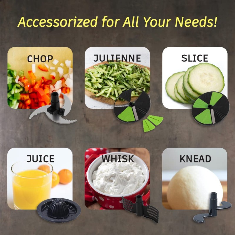 Wonderchef Turbo Chopper with Atta Kneader Attachment Wonderchef Turbo Chopper with Atta Kneader Attachment