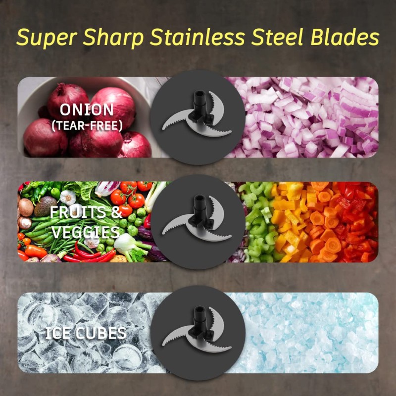 Wonderchef Turbo Chopper with Atta Kneader Attachment Wonderchef Turbo Chopper with Atta Kneader Attachment