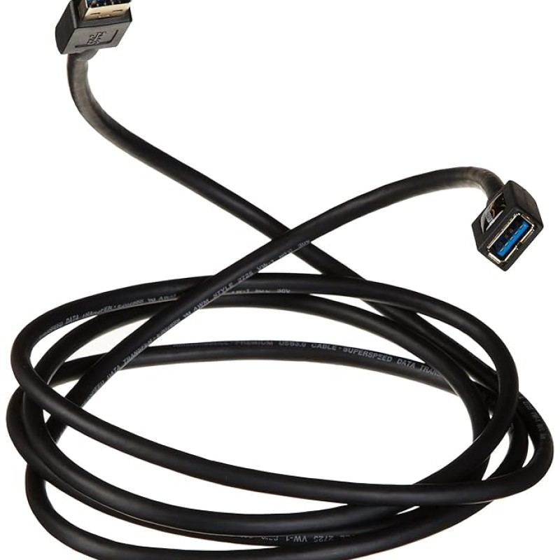 USB-A 3.0 Extension Cable, 4.8Gbps High-Speed, Male to Female Gold-Plated Connectors, 6.5 Foot, Black USB-A 3.0 Extension Cable, 4.8Gbps High-Speed, Male to Female Gold-Plated Connectors, 6.5 Foot, Black