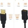 (Refurbished) Amazon Basics USB-A 2.0 Extension Cable, Male to Female, 480Mbps Transfer Speed, 6.5 Foot, Black