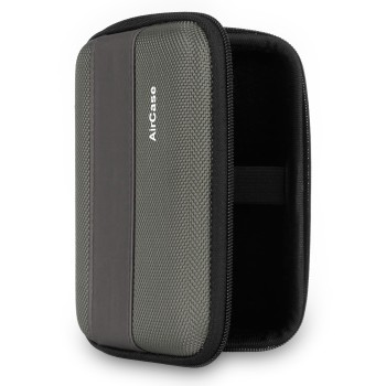 AirCase Rugged Hard Drive Case for 2.5-inch Western Digital, Seagate, Toshiba, Portable Storage Shell for Gadget Hard Disk USB Cable Power Bank Mobile Charger Earphone, Waterproof (Grey) AirCase Rugged Hard Drive Case for 2.5-inch Western Digital, Seagate, Toshiba, Portable Storage Shell for Gadget Hard Disk USB Cable Power Bank Mobile Charger Earphone, Waterproof (Grey)