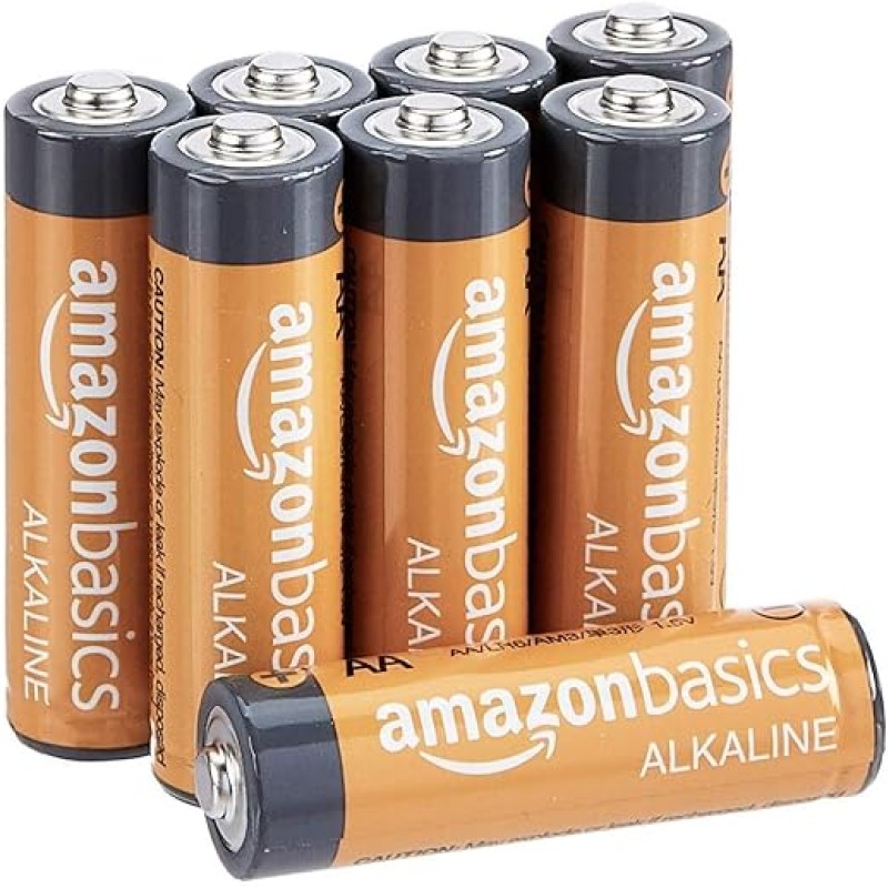 AmazonBasics AA Performance Alkaline Non-Rechargeable Batteries (8-Pack) - Appearance May Vary AmazonBasics AA Performance Alkaline Non-Rechargeable Batteries (8-Pack) - Appearance May Vary
