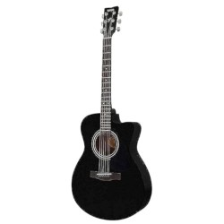 YAMAHA Wood Fs100C Acoustic Guitar, Black