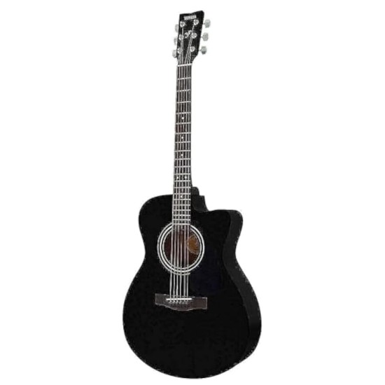 YAMAHA Wood Fs100C Acoustic Guitar, Black
