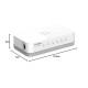 D-Link DES-1005C 5-Port 10/100 Mbps Unmanaged Switch, white