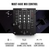 Numark M4 |3-Channel Rack Mountable Scratch DJ Mixer, Combo Jack Connection, with 3-Band EQ, Club-Ready Inputs, Mic Input and Reverse/Slope Controls, Black Numark M4 |3-Channel Rack Mountable Scratch DJ Mixer, Combo Jack Connection, with 3-Band EQ, Club-Ready Inputs, Mic Input and Reverse/Slope Controls, Black