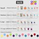 BeyBee Cotton Waterproof Quick Dry Sheet for Baby| Bed Pad Anti-Piling Fleece Extra Absorbent Washable Matress Protector| Baby Bed Protector Sheet for Toddler Children, Small Size, 50X70Cm, Dark Blue