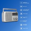 Philips Radio RL384/94 with MW/FM/SW, 500mW +1 dB RMS Sound Output, 3xR20 (4.5V DC) Battery, 4.5V External DC Socket, Without Battery/Adaptor (Grey) Philips Radio RL384/94 with MW/FM/SW, 500mW +1 dB RMS Sound Output, 3xR20 (4.5V DC) Battery, 4.5V External DC Socket, Without Battery/Adaptor (Grey)