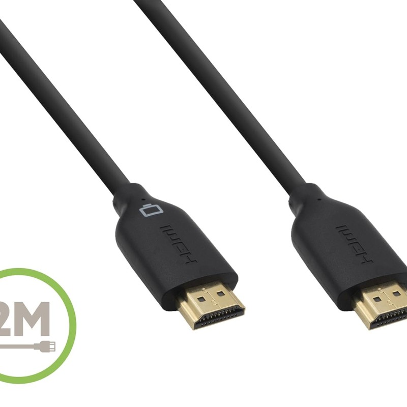 Belkin High Speed HDMI Cable with Ethernet - 2 Meter (Black) Belkin High Speed HDMI Cable with Ethernet - 2 Meter (Black)