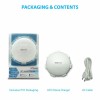 (Refurbished) Portronics POR 343 UFO USB Home Charger 6 Ports 8A Charging Station for Smartphones and Tablets - White (Refurbished) Portronics POR 343 UFO USB Home Charger 6 Ports 8A Charging Station for Smartphones and Tablets - White