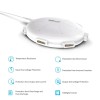 (Refurbished) Portronics POR 343 UFO USB Home Charger 6 Ports 8A Charging Station for Smartphones and Tablets - White (Refurbished) Portronics POR 343 UFO USB Home Charger 6 Ports 8A Charging Station for Smartphones and Tablets - White