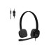 Logitech H151 Wired Headphones On Ear Headphones With Mic (Black)