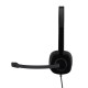 Logitech H151 Wired Headphones On Ear Headphones With Mic (Black) Logitech H151 Wired Headphones On Ear Headphones With Mic (Black)