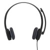 Logitech H151 Wired Headphones On Ear Headphones With Mic (Black)