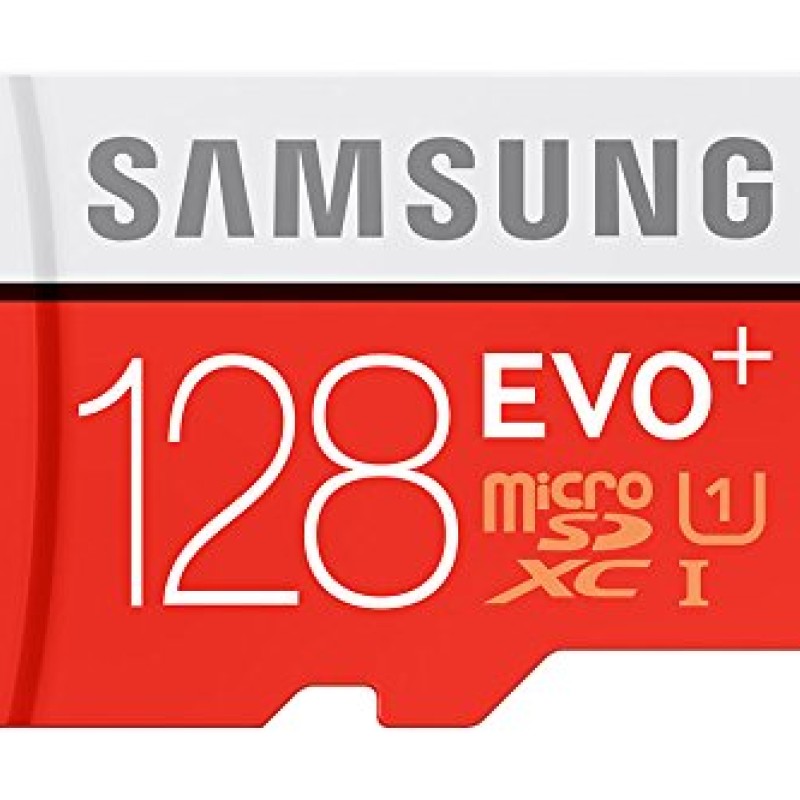 Samsung EVO Plus Class 10 128GB MicroSD 80 MB/S Memory Card with SD Adapter (MB-MC128D) Samsung EVO Plus Class 10 128GB MicroSD 80 MB/S Memory Card with SD Adapter (MB-MC128D)