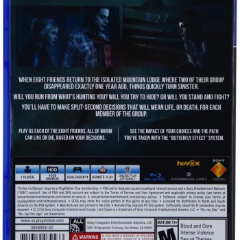 Until Dawn (PS4) B00WU8RBHK Until Dawn (PS4) B00WU8RBHK