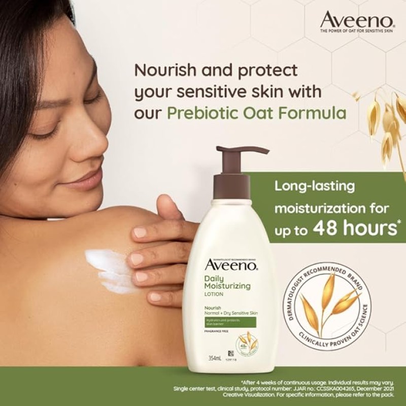 Aveeno Daily Moisturizing Lotion 354ml (for Normal and Dry Skin) Aveeno Daily Moisturizing Lotion 354ml (for Normal and Dry Skin)
