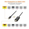 Amazon Basics AmazonBasics Mini DisplayPort to HDMI Cable-3 Feet,Black