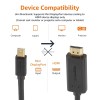 Amazon Basics AmazonBasics Mini DisplayPort to HDMI Cable-3 Feet,Black