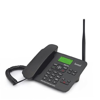 Beetel F1K GSM Fixed Wireless Phone, Support Quad band 2G,LCD Display,Speed Dial,Two way Speaker phone & Adjustable Volume,Supports Hotline Function,Alarm,4 Direct Memory Keys,Basic Calculator (Black)