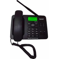 Beetel F1K GSM Fixed Wireless Phone, Support Quad band 2G,LCD Display,Speed Dial,Two way Speaker phone & Adjustable Volume,Supports Hotline Function,Alarm,4 Direct Memory Keys,Basic Calculator (Black)