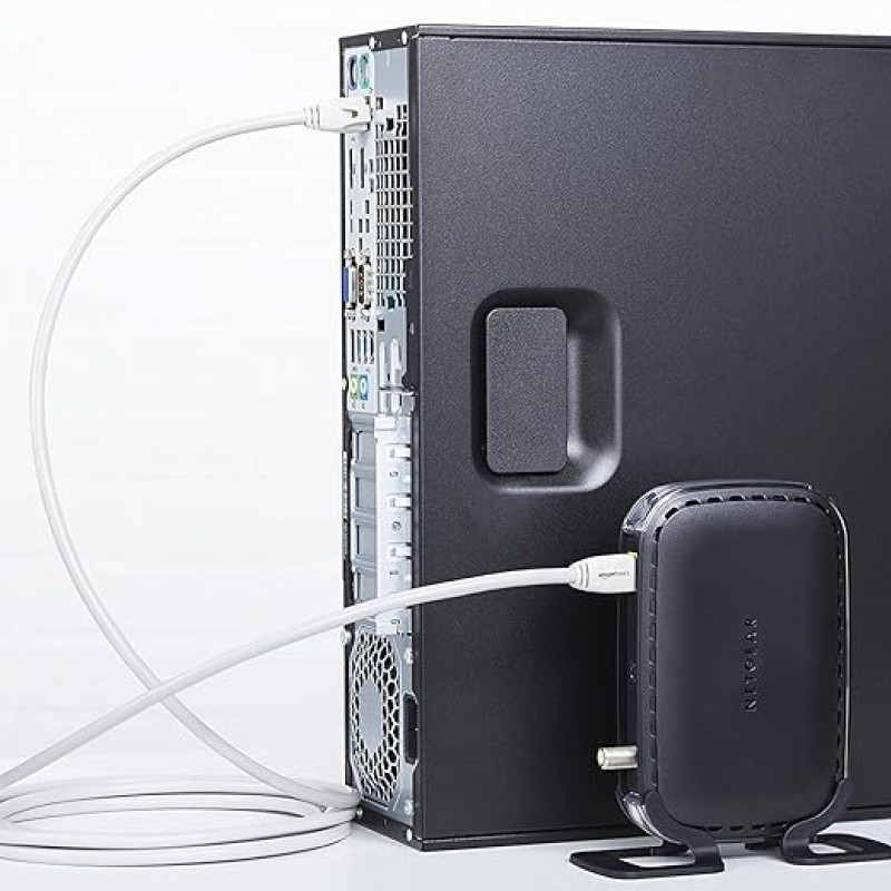 RJ45 Cat7 Network Ethernet Patch/LAN Cable for Personal Computer-3 Feet,White