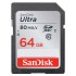 SanDisk Ultra 64GB Class 10 UHS-I SDXC Memory Card (SDSDUNC-064G-GN6IN) (80 MB/s)