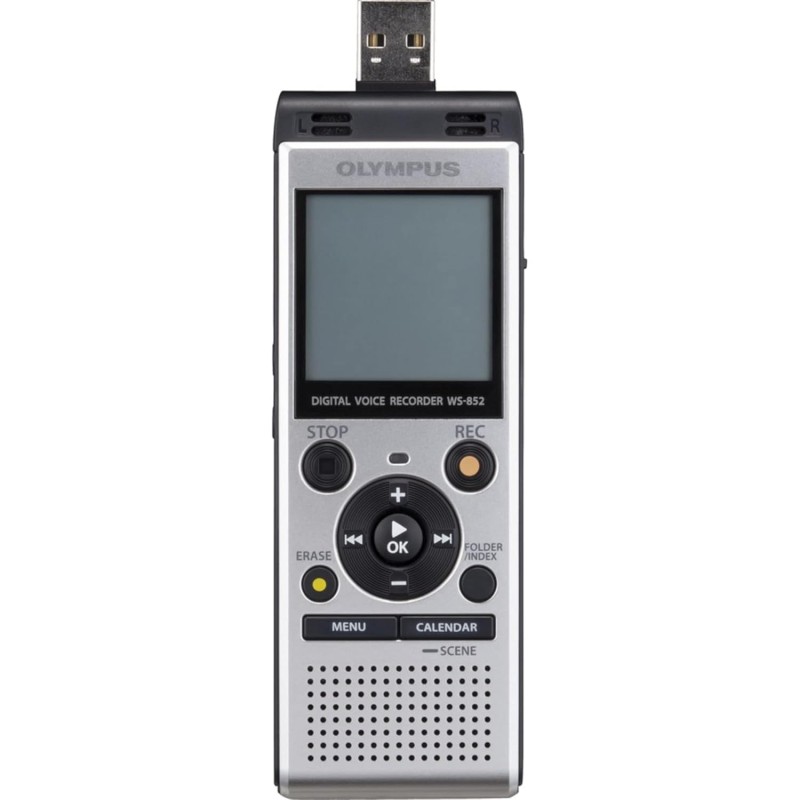Olympus WS-852 Digital Voice Recorder with Built-in USB (Silver) Olympus WS-852 Digital Voice Recorder with Built-in USB (Silver)