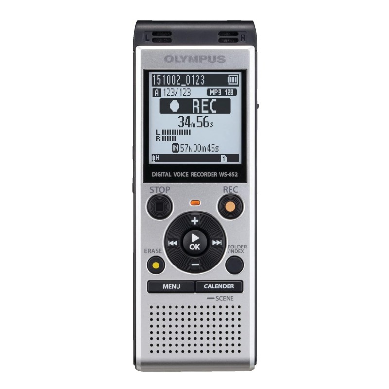 Olympus WS-852 Digital Voice Recorder with Built-in USB (Silver) Olympus WS-852 Digital Voice Recorder with Built-in USB (Silver)