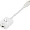 DisplayPort (not USB) as input to HDMI Adapter as output Cable (Uni-directional cable: This cable does not support HDMI input to DisplayPort output) DisplayPort (not USB) as input to HDMI Adapter as output Cable (Uni-directional cable: This cable does not support HDMI input to DisplayPort output)