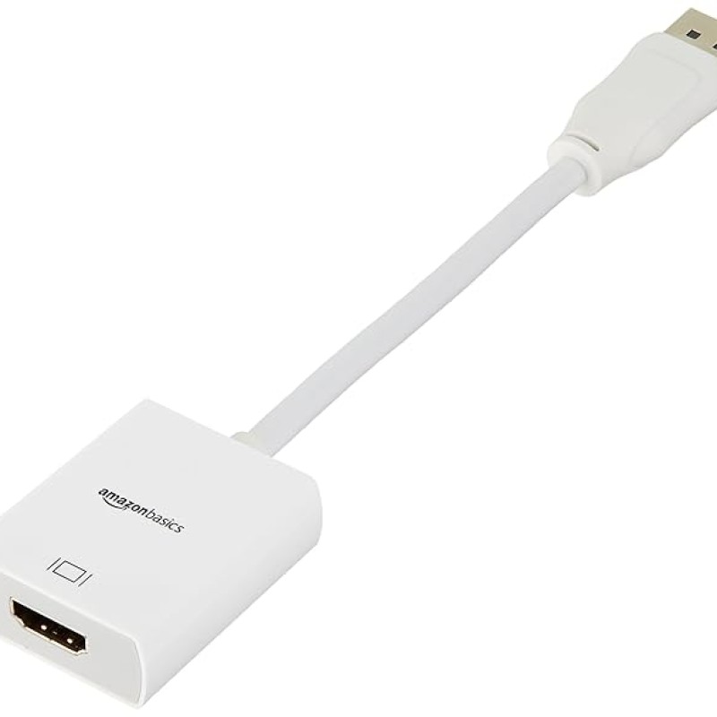 DisplayPort (not USB) as input to HDMI Adapter as output Cable (Uni-directional cable: This cable does not support HDMI input to DisplayPort output) DisplayPort (not USB) as input to HDMI Adapter as output Cable (Uni-directional cable: This cable does not support HDMI input to DisplayPort output)
