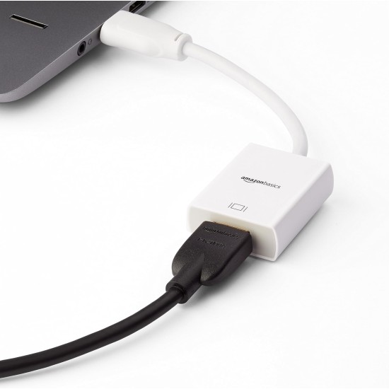DisplayPort (not USB) as input to HDMI Adapter as output Cable (Uni-directional cable: This cable does not support HDMI input to DisplayPort output) DisplayPort (not USB) as input to HDMI Adapter as output Cable (Uni-directional cable: This cable does not support HDMI input to DisplayPort output)