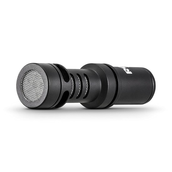 Rode Videomicro Compact On-Camera Unidirectional Wired Microphone with Rycote Lyre Shock Mount, Black